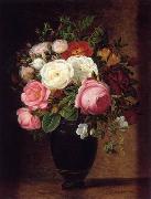 unknow artist Floral, beautiful classical still life of flowers.039 painting